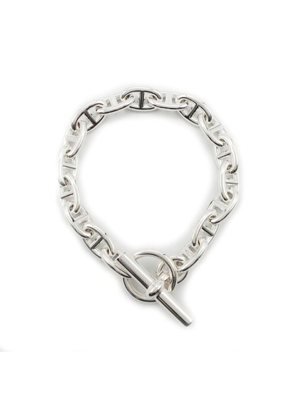 Hermes Chaine D'ancre MM Bracelet Silver Chain
